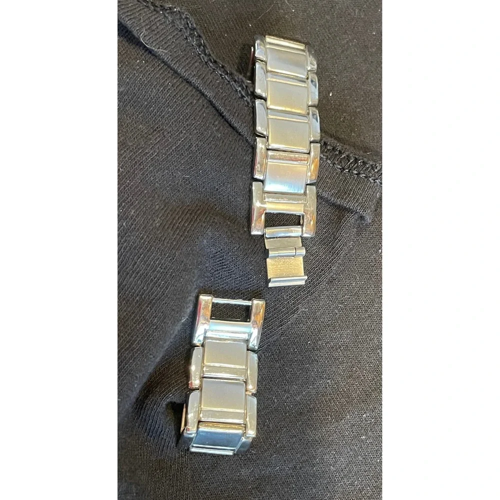 SKC Quartz Stainless‎ Steel Rectangle Roman Numeral Women's Dress Watch